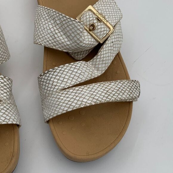 Vionic Pacific Rio slide sandals snake skin slide platform women’s size 10 - Picture 3 of 14